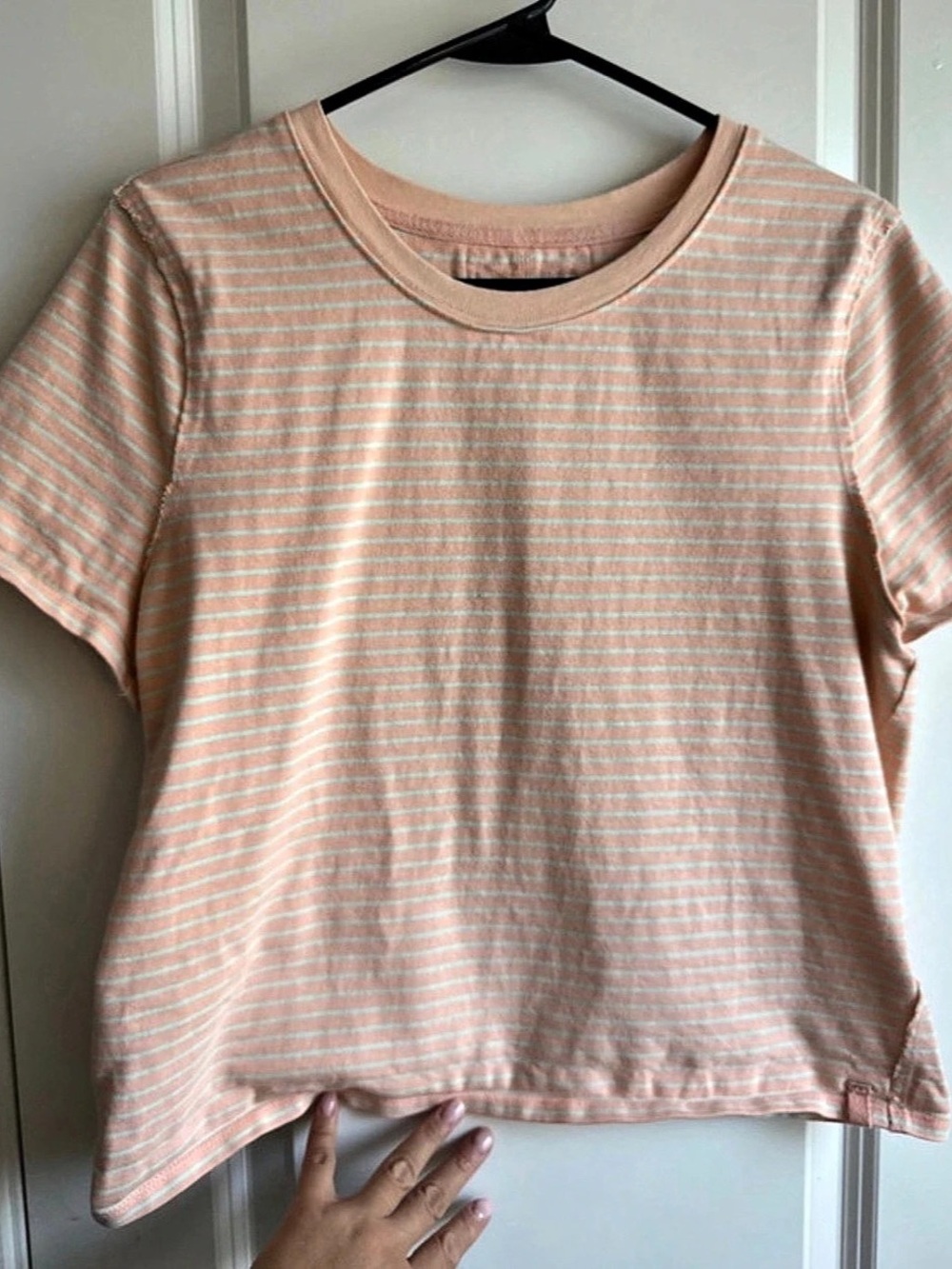Free People FP Every day Tee Stripe Cotton Tshirt